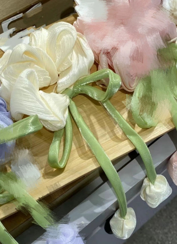Wholesale Cloth Handmade Sweet Tulip Women's Hair Ring Head Rope