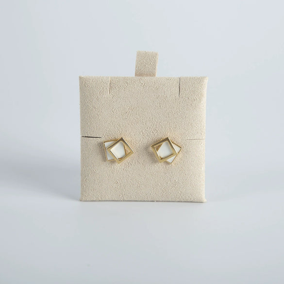 Wholesale Cloth Jewelry Bag Necklace Square Earrings