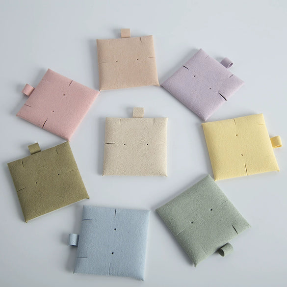 Wholesale Cloth Jewelry Bag Necklace Square Earrings
