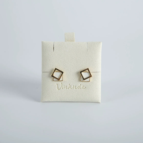 Wholesale Cloth Jewelry Bag Necklace Square Earrings