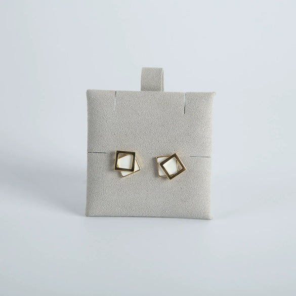 Wholesale Cloth Jewelry Bag Necklace Square Earrings