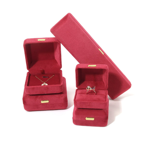 Wholesale Cloth Jewelry Storage Box For Bracelet Ring Pendant Earrings Necklace Gift