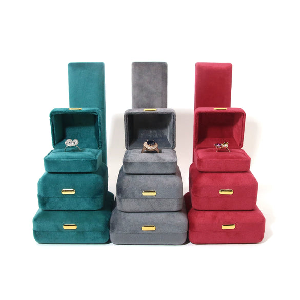 Wholesale Cloth Jewelry Storage Box For Bracelet Ring Pendant Earrings Necklace Gift