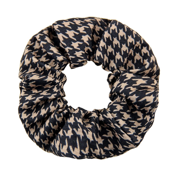 Wholesale Cloth Knitted Houndstooth Women's Hair Ring