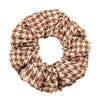 Wholesale Cloth Knitted Houndstooth Women's Hair Ring