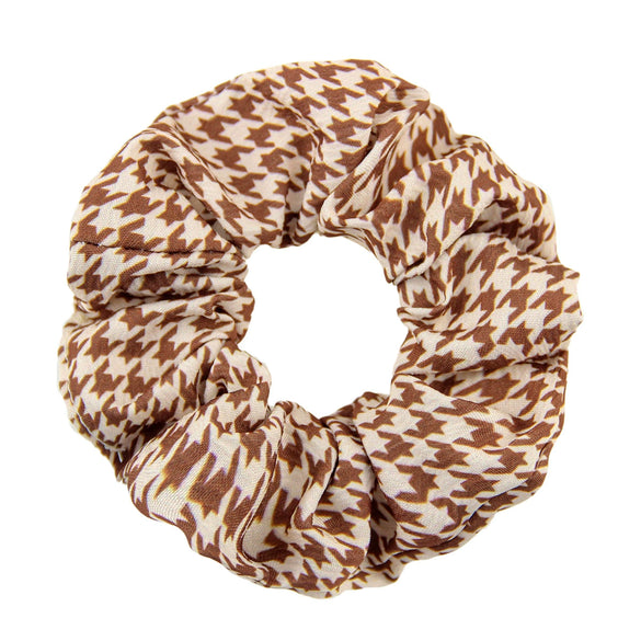 Wholesale Cloth Knitted Houndstooth Women's Hair Ring