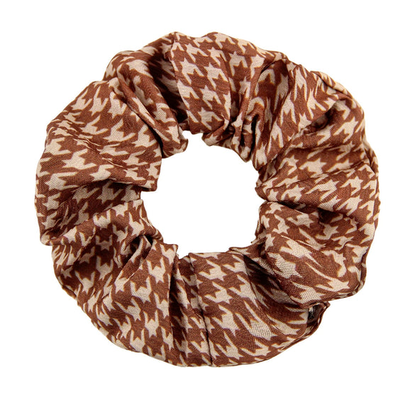 Wholesale Cloth Knitted Houndstooth Women's Hair Ring