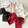 Wholesale Cloth Simple Handmade Bow Spring Clip Hair Accessories For Women