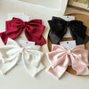 Wholesale Cloth Simple Handmade Bow Spring Clip Hair Accessories For Women