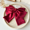 Wholesale Cloth Simple Handmade Bow Spring Clip Hair Accessories For Women