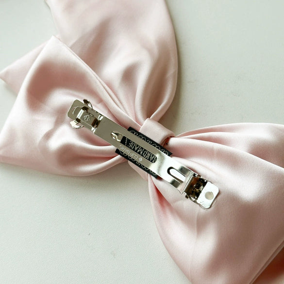 Wholesale Cloth Simple Handmade Bow Spring Clip Hair Accessories For Women