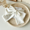 Wholesale Cloth Simple Handmade Bow Spring Clip Hair Accessories For Women