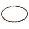 Wholesale Coconut Shell Beaded Necklace Handmade With Geometric Letters Numbers Text Design For Unisex
