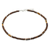 Wholesale Coconut Shell Beaded Necklace Handmade With Geometric Letters Numbers Text Design For Unisex