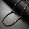 Wholesale Coconut Shell Beaded Necklace Handmade With Geometric Letters Numbers Text Design For Unisex