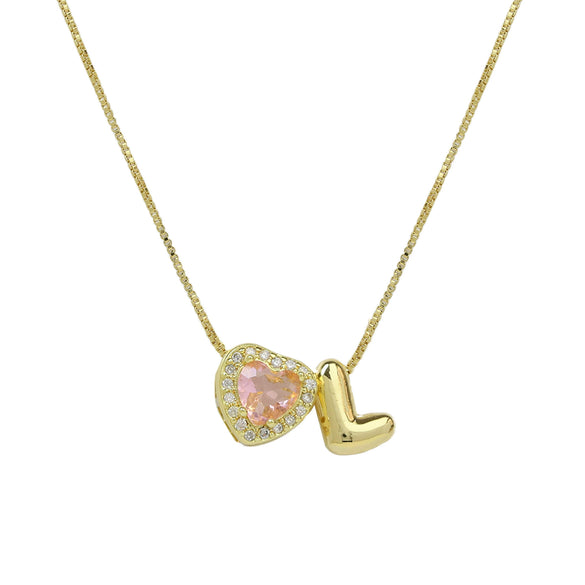 Wholesale Collarbone Necklace Copper Brass String Of Pearls Electroplating Letters Numbers Text Style For Women