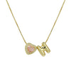 Wholesale Collarbone Necklace Copper Brass String Of Pearls Electroplating Letters Numbers Text Style For Women