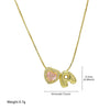 Wholesale Collarbone Necklace Copper Brass String Of Pearls Electroplating Letters Numbers Text Style For Women