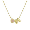 Wholesale Collarbone Necklace Copper Brass String Of Pearls Electroplating Letters Numbers Text Style For Women