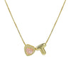 Wholesale Collarbone Necklace Copper Brass String Of Pearls Electroplating Letters Numbers Text Style For Women