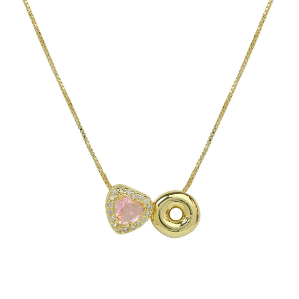 Wholesale Collarbone Necklace Copper Brass String Of Pearls Electroplating Letters Numbers Text Style For Women