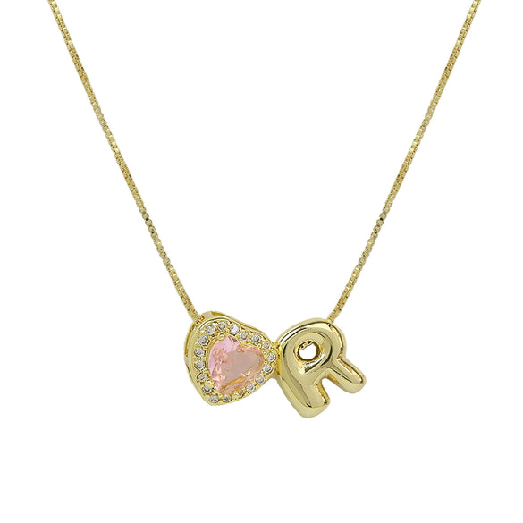 Wholesale Collarbone Necklace Copper Brass String Of Pearls Electroplating Letters Numbers Text Style For Women