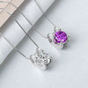 Wholesale Collarbone Necklace 925 Silver Geometric Pendant Electroplated