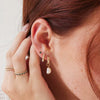 Wholesale Colorful Birthstone Earrings And Necklace Set For Women Made Of Titanium Steel And Stainless Steel With Geometric Shape And Diamond Setting