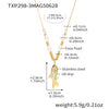 Wholesale Colorful Oildropped Koi Fish Beaded Stainless Steel Necklace Earrings With Electroplating Ocean Style Pendant