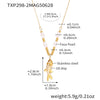 Wholesale Colorful Oildropped Koi Fish Beaded Stainless Steel Necklace Earrings With Electroplating Ocean Style Pendant