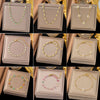 Wholesale Colorful Plants And Flowers Pattern Electroplated Titanium Steel Jewelry Set For Women