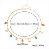 Wholesale Colorful Shell And Starfish Pendant Body Chain For Women Made Of Zinc Alloy