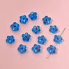 Wholesale Coloured Glaze Flower Beads Handpainted Diy Jewelry Accessories