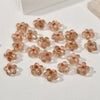 Wholesale Coloured Glaze Flower Beads Handpainted Diy Jewelry Accessories