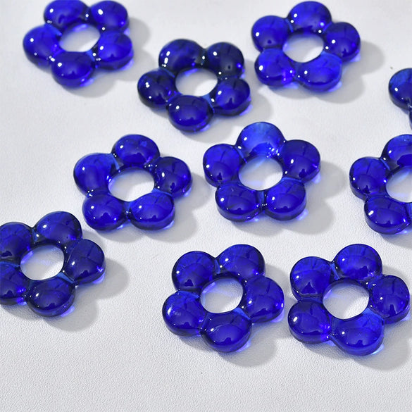Wholesale Coloured Glaze Handmade Flower Beaded Jewelry With Baking Paint Design Necklace Bracelet Earrings