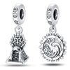Wholesale Commemorative Plate Jewelry 925 Silver Copper Plated Dripping Oil Original Design For Bracelet Necklace