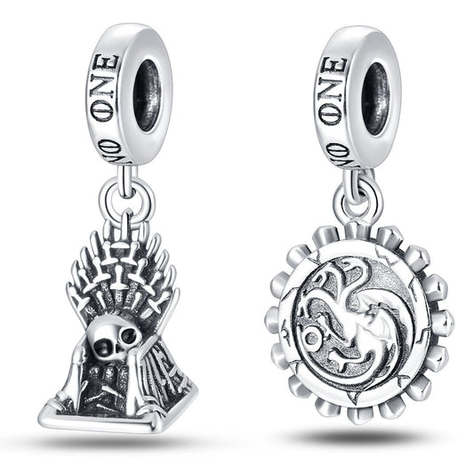 Wholesale Commemorative Plate Jewelry 925 Silver Copper Plated Dripping Oil Original Design For Bracelet Necklace
