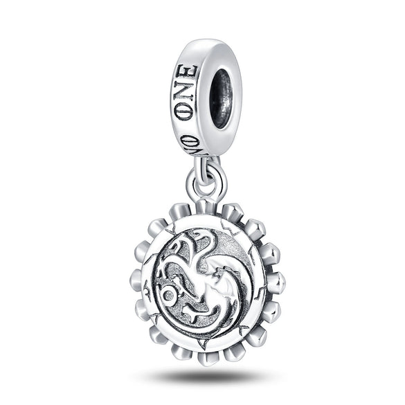 Wholesale Commemorative Plate Jewelry 925 Silver Copper Plated Dripping Oil Original Design For Bracelet Necklace