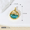 Wholesale Commuter Pendant Necklace Copper Gold Plated Animal Zodiac Micropaved Dolphin Single Pendant With Micro Zircon