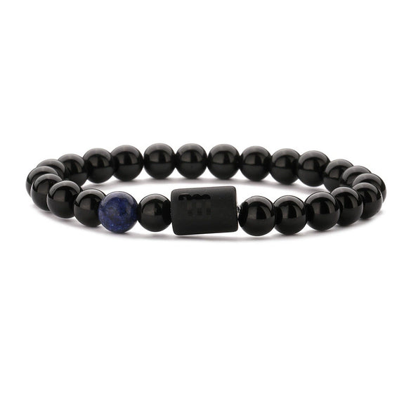 Wholesale Constellation Agate Elastic Handmade Bracelet