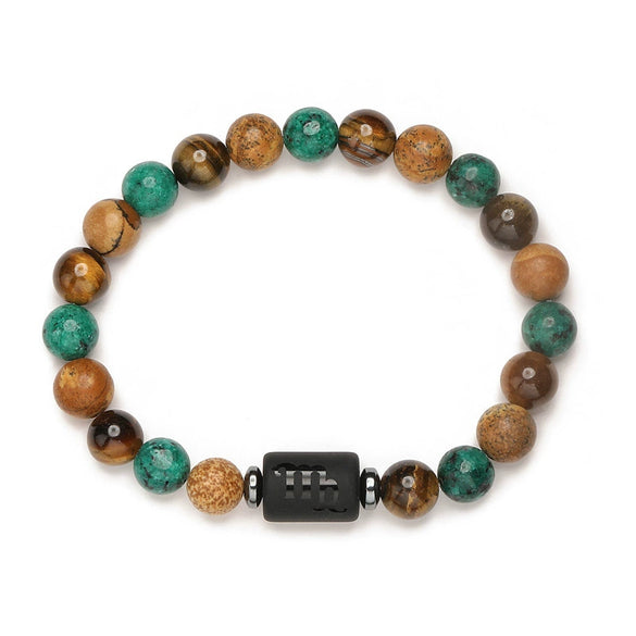 Wholesale Constellation Agate Elastic Handmade Bracelet