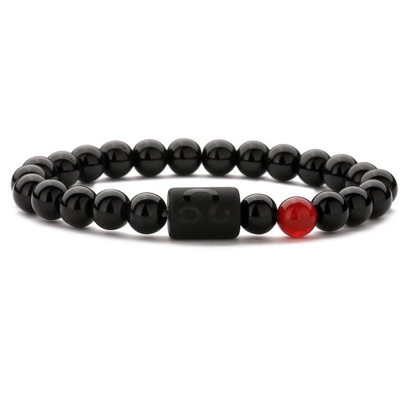 Wholesale Constellation Agate Elastic Handmade Bracelet