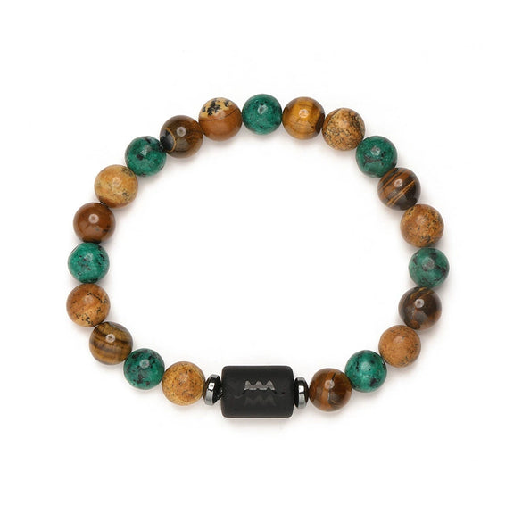 Wholesale Constellation Agate Elastic Handmade Bracelet