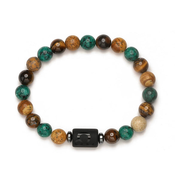 Wholesale Constellation Agate Elastic Handmade Bracelet