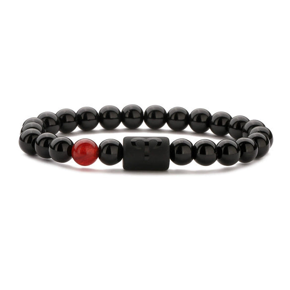Wholesale Constellation Agate Elastic Handmade Bracelet