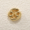 Wholesale Constellation Copper Gold Plated Fashion Necklace Pendant Diy Accessories
