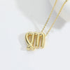 Wholesale Constellation Copper O Chain Necklace For Women Electroplated Creative Design