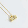 Wholesale Constellation Copper O Chain Necklace For Women Electroplated Creative Design