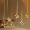 Wholesale Constellation Copper O Chain Necklace For Women Electroplated Creative Design