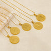 Wholesale Constellation Necklace Stainless Steel Electroplated 18K Gold Unisex